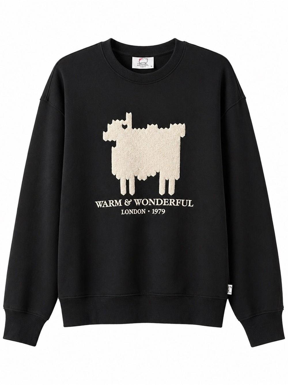 Warm & Wonderful Black Sheep Crew Neck - Princess Diana - Size XL